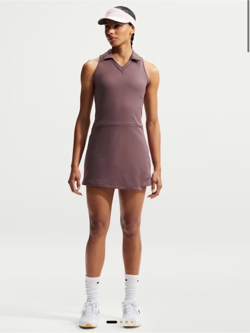 NWT NIKE Womens Golf Dri FIT Polo Mini Dress S Golfcore Preppy Athletic NEW